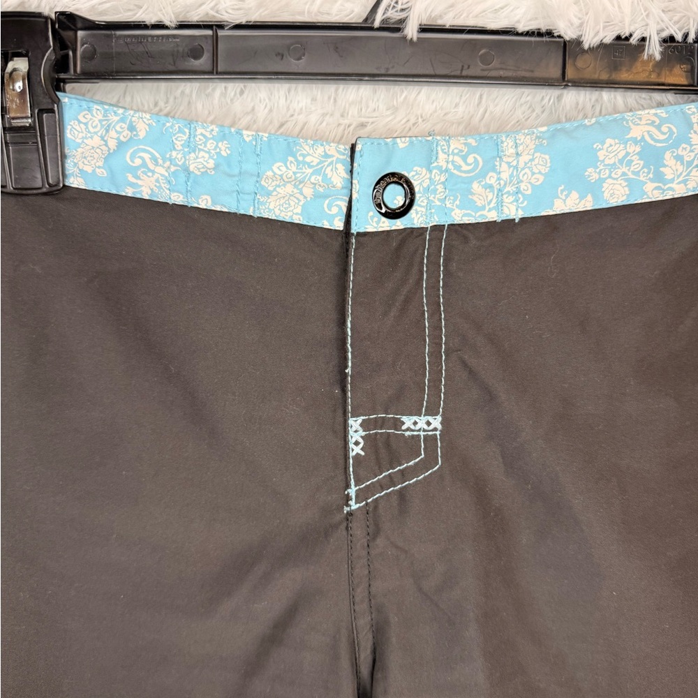 Roxy Black and Light Blue Board Shorts - Picture 4 of 16